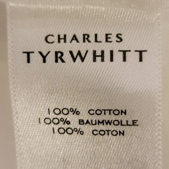 Charles Tyrwhitt Long-Sleeve Oxford Shirt - White - Picture 4 of 4